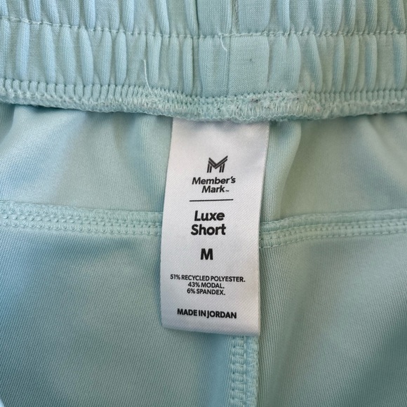 Member's Mark Luxe Shorts Womens Medium Mint Zest 4 Way Stretch Casual Lounge - Picture 8 of 10